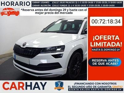 Usado Skoda Karoq SportLine 150 CV (110 kW) 2019 Blanco SUV