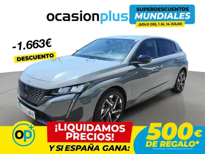 Usado Peugeot 308 Allure 130 CV (95 kW) 2024 Gris Berlina