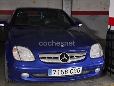 Usado Mercedes SLK230 197 CV (144 kW) 2000 Azul Descapotable