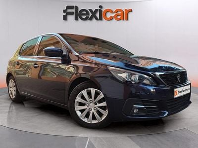 Usado Peugeot 308 Style 131 CV (96 kW) 2020 Azul Utilitario