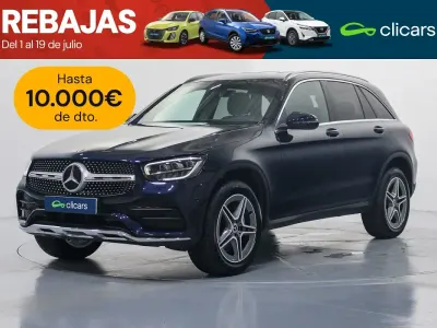 Usado Mercedes GLC300 122 CV (89 kW) 2022 Azul SUV