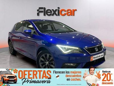 Usado Seat Leon Style 115 CV (84 kW) 2019 Azul