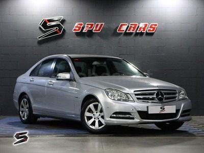 Usado Mercedes C180 156 CV (114 kW) 2012 Gris / plata Berlina