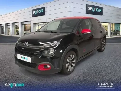 Usado Citroën C3 Shine 99 CV (72 kW) 2019 Negro Utilitario