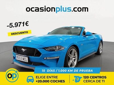 Azul Usado 2022 Ford Mustang GT Convertible Descapotable | 46.190 € (Buen precio)