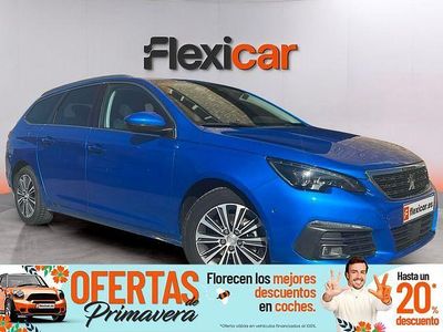 Usado Peugeot 308 SW Allure 130 CV (95 kW) 2020 Azul Familiar
