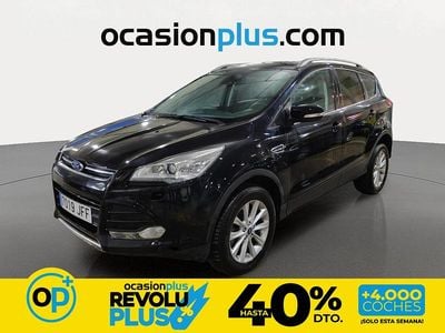 Usado Ford Kuga Titanium 120 CV (88 kW) 2015 Negro SUV