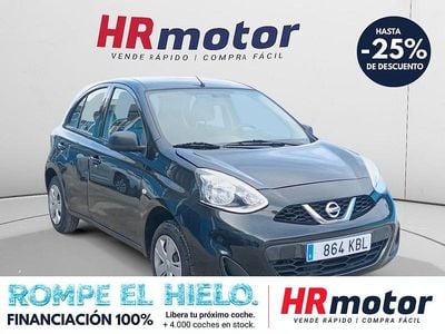 Usado Nissan Micra Acenta 80 CV (58 kW) 2017 Negro Berlina