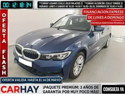 Usado BMW 320e 204 CV (150 kW) 2022 Azul Familiar