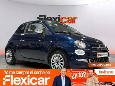Usado Fiat 500C Connect 70 CV (51 kW) 2021 Azul Descapotable