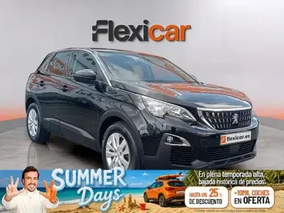 Usado Peugeot 3008 Active 130 CV (95 kW) 2018 Negro SUV