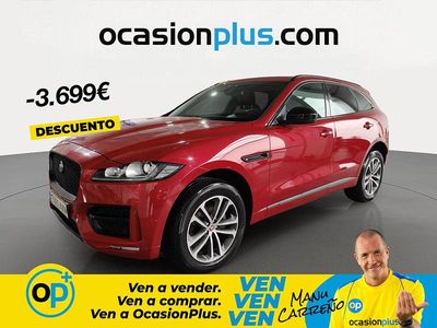 Usado Jaguar F-Pace R-Sport 180 CV (132 kW) 2018 Rojo SUV