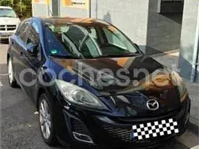 Usado Mazda 3 Sportive 185 CV (136 kW) 2010 Negro Berlina
