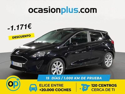 Usado Ford Fiesta Trend 100 CV (73 kW) 2021 Negro Utilitario