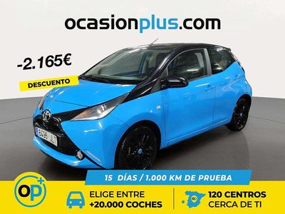 Usado Toyota Aygo X-cite 69 CV (50 kW) 2016 Azul Utilitario