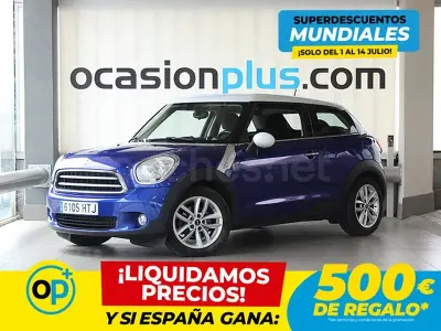 Usado Mini Cooper D Paceman 112 CV (82 kW) 2013 Azul SUV