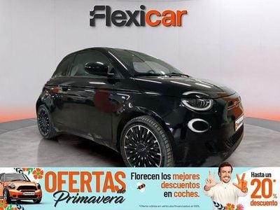 Usado Fiat 500e Icon 86 kW (118 CV) 2020 Negro Utilitario
