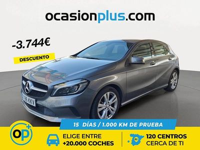 Usado Mercedes A200 136 CV (100 kW) 2018 Gris Berlina