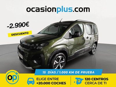 Usado Peugeot Rifter GT 130 CV (95 kW) 2025 Verde Monovolumen