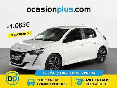 Usado Peugeot 208 Active 100 CV (73 kW) 2024 Blanco Utilitario