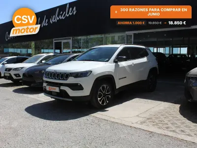 Usado Jeep Compass Limited 190 CV (139 kW) 2023 Blanco SUV