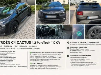 Usado Citroën C4 Shine Edition 110 CV (80 kW) 2015 Negro Berlina