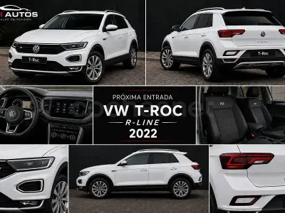 Usado VW T-Roc Advance 110 CV (80 kW) 2022 Blanco SUV