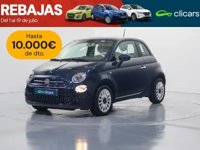 Usado Fiat 500 Lounge 69 CV (50 kW) 2019 Azul Berlina