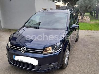 Usado VW Touran Advance 105 CV (77 kW) 2013 Azul Monovolumen