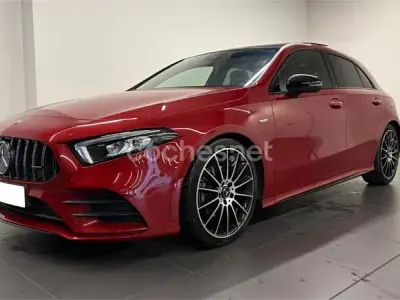 Usado Mercedes A200 150 CV (110 kW) 2021 Rojo Berlina