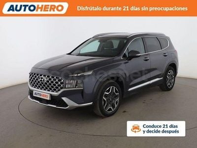 Gris Usado 2021 Hyundai Santa Fe SUV | 29.399 € (Precio justo)
