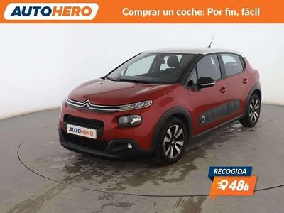 Usado Citroën C3 Feel 99 CV (72 kW) 2018 Rojo Utilitario