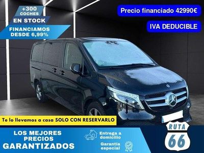 Negro Usado 2021 Mercedes V220 Exclusive Monovolumen | 41.990 €
