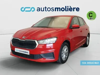 Usado Skoda Fabia Ambition 110 CV (80 kW) 2022 Rojo Utilitario