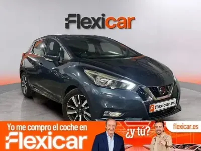 Usado Nissan Micra Acenta 90 CV (66 kW) 2018 Gris Utilitario