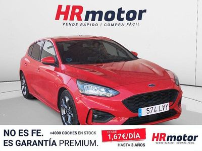 Usado Ford Focus ST-Line 125 CV (91 kW) 2022 Rojo Berlina