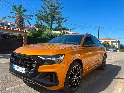 Usado Audi Q8 S-Line 286 CV (210 kW) 2021 Naranja SUV