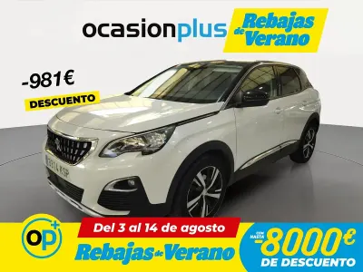 Usado Peugeot 3008 Allure 130 CV (95 kW) 2018 Blanco SUV