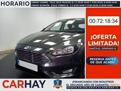 Usado Ford Focus Titanium 126 CV (92 kW) 2018 Gris Berlina