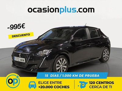 Usado Peugeot 208 Active 100 CV (73 kW) 2023 Negro Utilitario