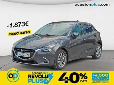 Usado Mazda 2 Luxury 90 CV (66 kW) 2017 Gris Utilitario