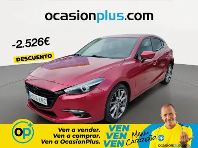 Usado Mazda 3 150 CV (110 kW) 2018 Rojo Berlina