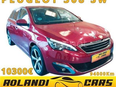 Rojo Usado 2015 Peugeot 308 SW Allure Familiar | 10.300 € (Un poco caro)