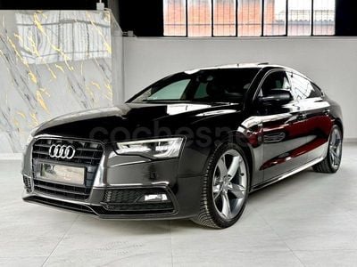 Usado Audi A5 Sportback S-Line 150 CV (110 kW) 2015 Gris / plata Utilitario