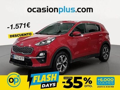 Usado Kia Sportage 115 CV (84 kW) 2019 Rojo SUV