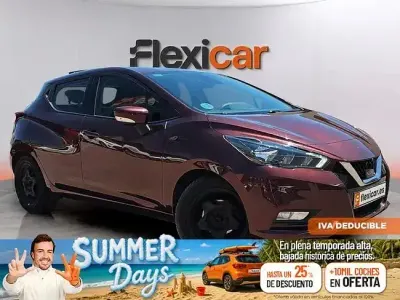 Usado Nissan Micra Acenta 92 CV (67 kW) 2021 Rojo Utilitario