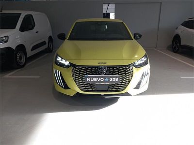 Usado Peugeot e-208 GT 114 kW (156 CV) 2024 Amarillo águeda Utilitario