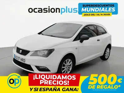 Usado Seat Ibiza Reference 70 CV (51 kW) 2013 Blanco Utilitario