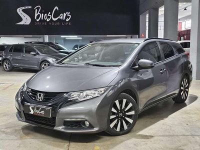 Usado Honda Civic Sport 120 CV (88 kW) 2014 Gris Familiar