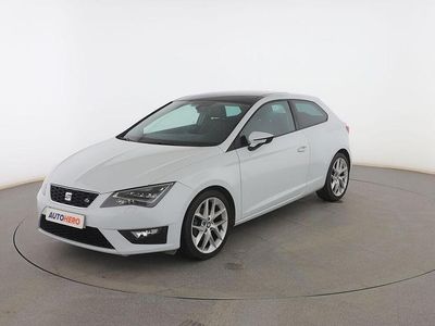Usado Seat Leon FR 125 CV (91 kW) 2014 Blanco Coupe